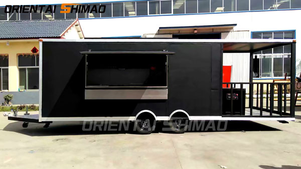 Ang pagbuo ng isang trailer ng pagkain