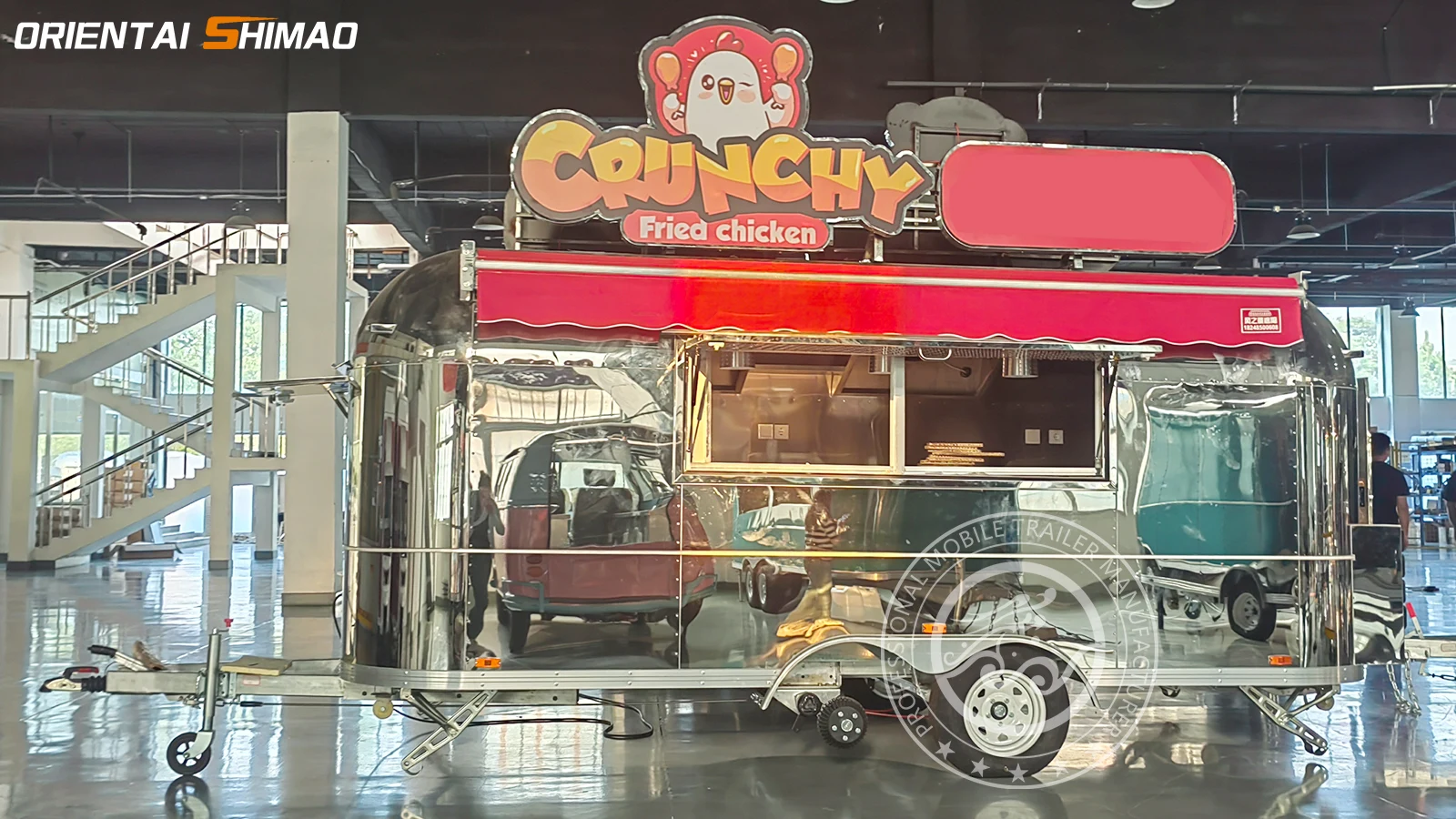 Panimula ng trailer ng pagkain na hindi kinakalawang na asero