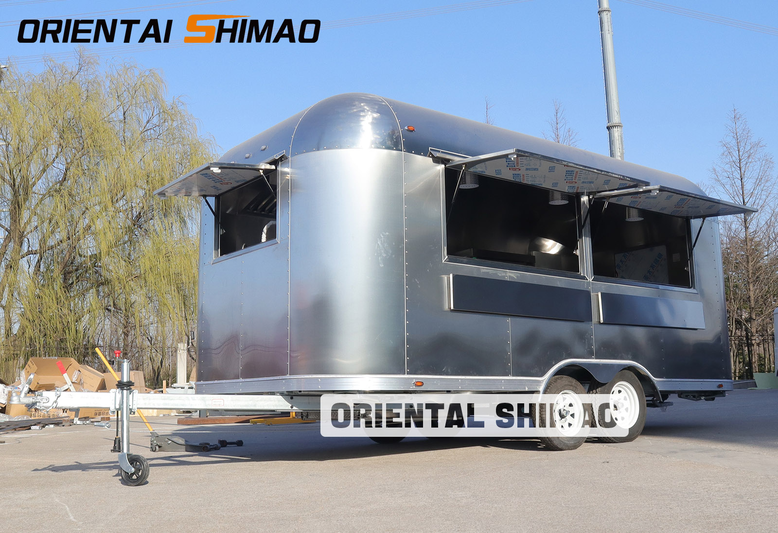 Marangyang Industrial Breeze Food Truck