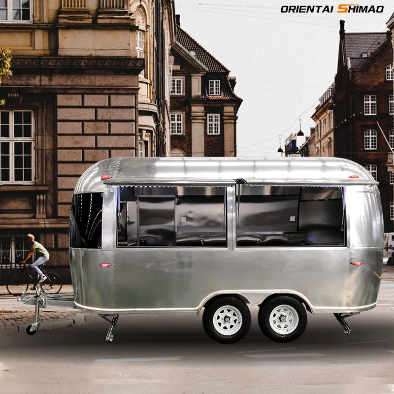 Aluminum Airstream Food Truck