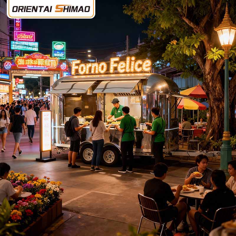 Food Trailer na May Buong Kusina na Murang Food Truck Maliit na Food Trailer Food Truck