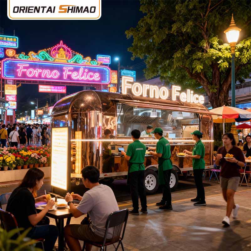 Food Truck Equipment Commercial Kitchen Equipment Catering Mobile Food Trailer Food Truck