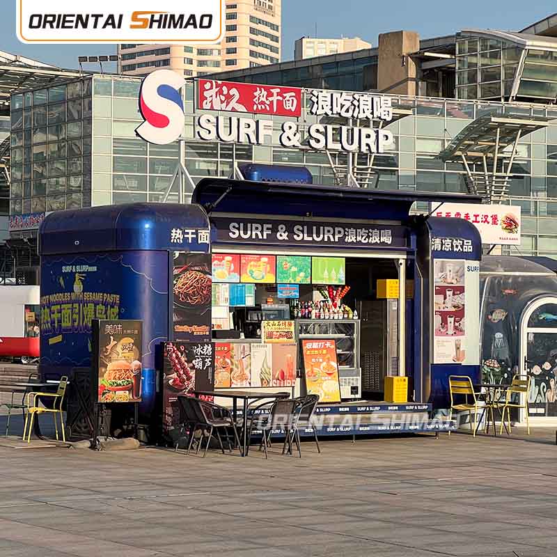 Food Van na Ginamit na Food Truck For Sale Mobile Kitchen Catering Food Trailer Food Truck