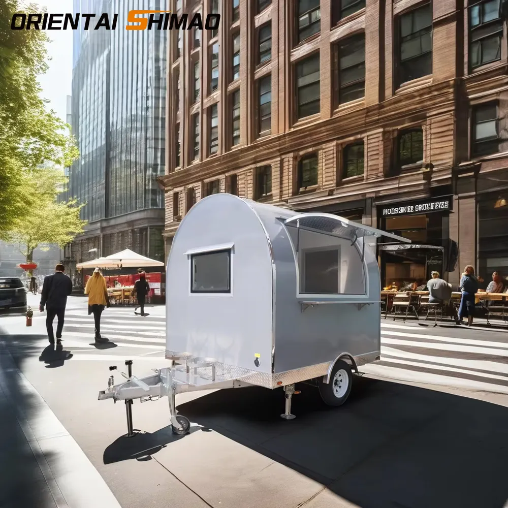 gray na food trailer