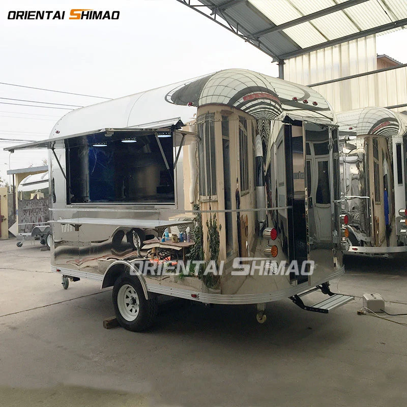 Trailer ng Pagkain ng Mobile Fryer
