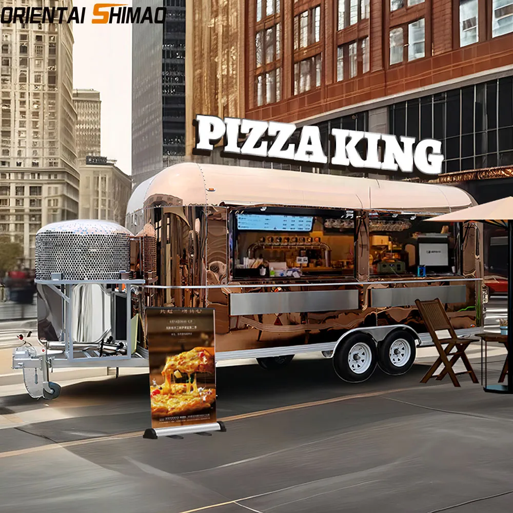 Hindi kinakalawang na asero Food Trailer